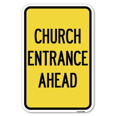 Entrée de l'église devant / 24458