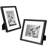 Mcgriff Wood Matte Picture Frame with Mat