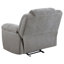 Fauteuil inclinable et oscillant gris Sebring