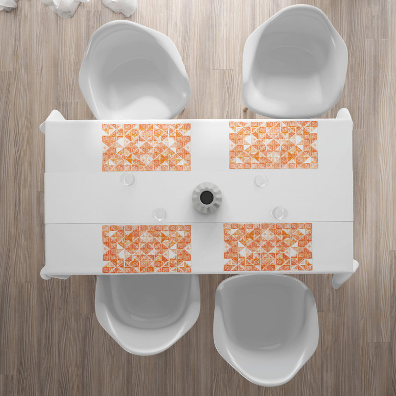 Polyester Geometric Rectangle Placemat
