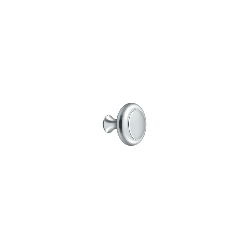 Mushroom Knob, Polished Chrome