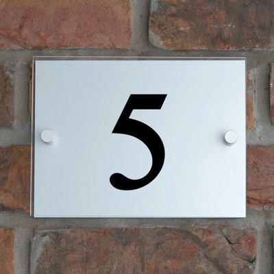 6in. Champy Surface/Flush Mount House Number