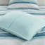 Ensemble de courtepointe 6 pièces avec coussins décoratifs Aqua King / Cal King-131600914-131600912