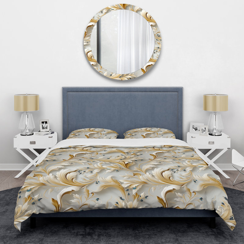 Ensemble de housse de couette Oshian, Housse de couette pour grand lit et 2 taies décor