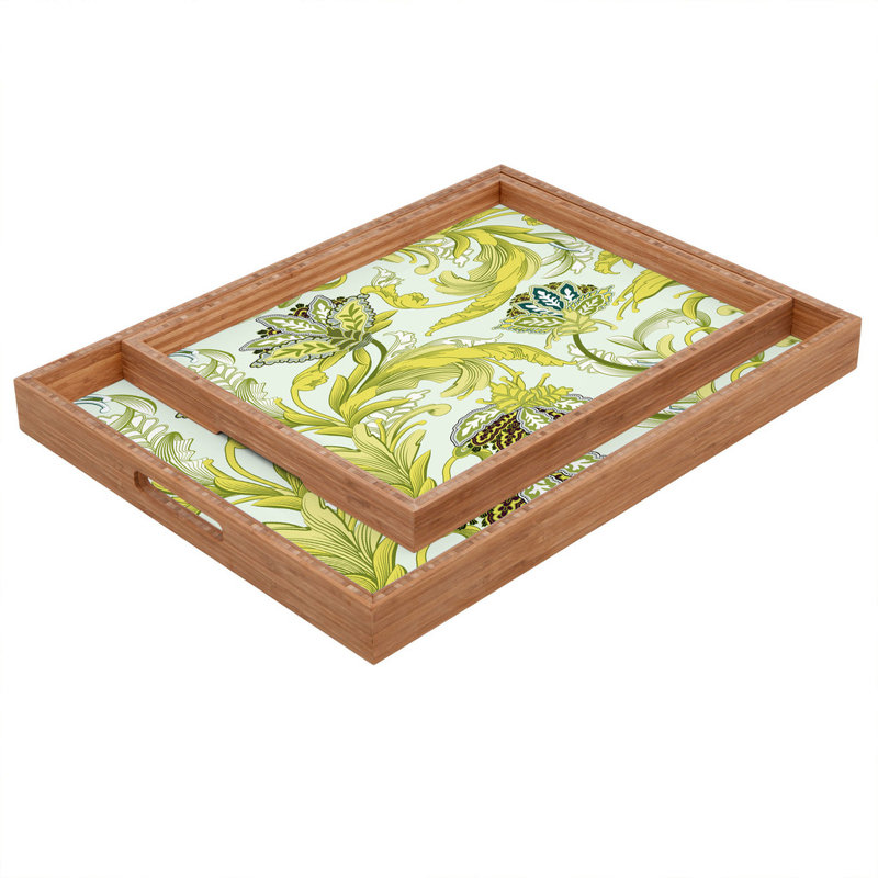Solid Wood Tray, 1.75" H x 16" W x 16" D