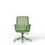Chaise de bureau ergonomique en maille, supportant jusqu'à 159 kg (350 lb), avec accoudoirs intégrés, verte.-122307684-122307707-122307708
