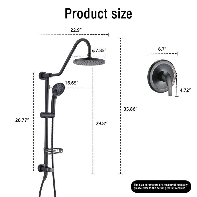 All-In-One Kit with Rough in-Valve, Oil Rubbed Bronze