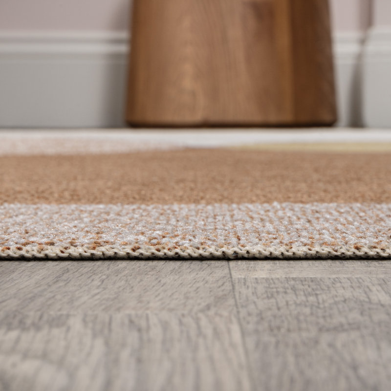 Tapis crème / multicolore lavable à la machine Graycen, Tapis de couloir 2 pi x 7 pi 10 po