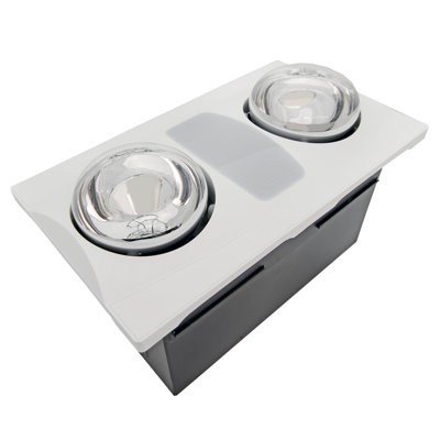 Ventilateur de salle de bain 80 CFM avec chaufferette et éclairage
