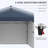 10' X 10' Pop Up Canopy Tent With 3 Sidewalls, Leg Weight Bags And Carry Bag, Height Adjustable, Instant Party Tent Event Shelter Gazebo-123307951