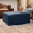 Jaxx Fairlie Couch Ottoman - Oversized Square Foam Coffee Table Ottoman, 36", Premium Faux Leather-857155268