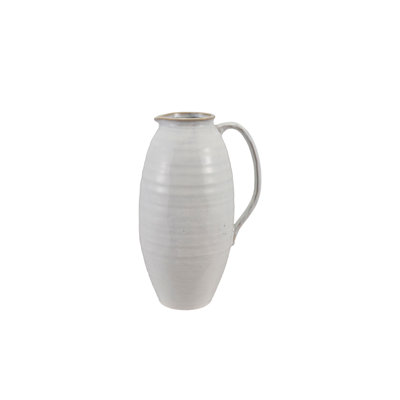 Stoneware Pitcher In Reactive Glaze