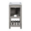 Meuble-lavabo de salle de bain avec lavabo rectangulaire en céramique