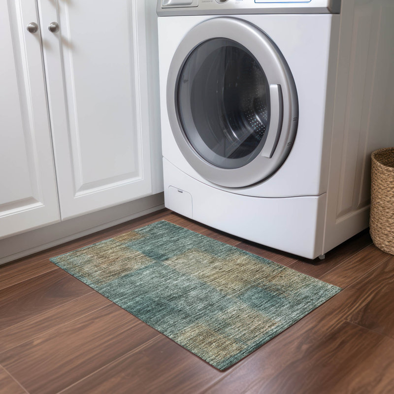 Tapis d'intérieur / extérieur antidérapant Neysa, Rectangle 1 pi 8 po x 2 pi 6 po
