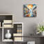  «Street Scene 1» par Rey Klimt, art mural en verre acrylique, 12 po x 12 po