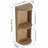 12" Bathroom Wall-Mounted Storage Rack, Float Mounting Design-114198258