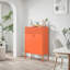 Armoire d'appoint en acier Trevyn-781364829
