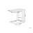 Garden Table Engineered Wood White MESSINA