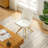 Swivel Fabric Upholstered Office Chair With Solid Wood Base-492632890