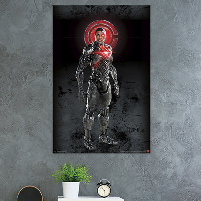 « justice ligue »-impression sur papier cyborg