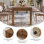 Solid Wood Dining Table-1857274484