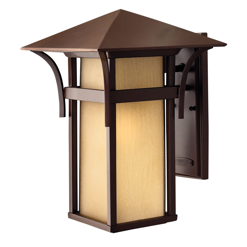 Harbor Outdoor Wall Lantern, Non-Energy Saving/Non-Dark Sky, Small, Anchor Bronze