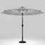 Aissa 3m Traditional Parasol with LED Light-1868961364