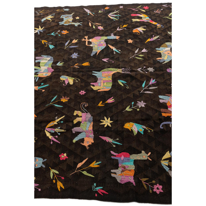 Tapis brun foncé Ojeda