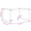 Pieds de table basse avec cadre en O-667088529