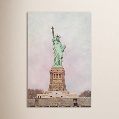 Statue Of Liberty I - Contemporary Statue Of Liberty New York Landmark American Symbol Art