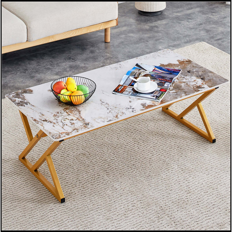 Table basse, Doré