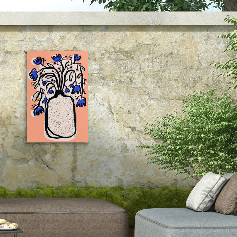 Treechild Lovely Flower Bouquet Outdoor  Canvas, H 30 po x l 47 po