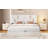 Queen Size Upholstered Platform Bed,No Box Spring Needed