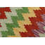 Tapis rectangulaire en laine tissé à plat de style rectangulaire 2 pi 1 po x 3 pi 3 po Arleen
