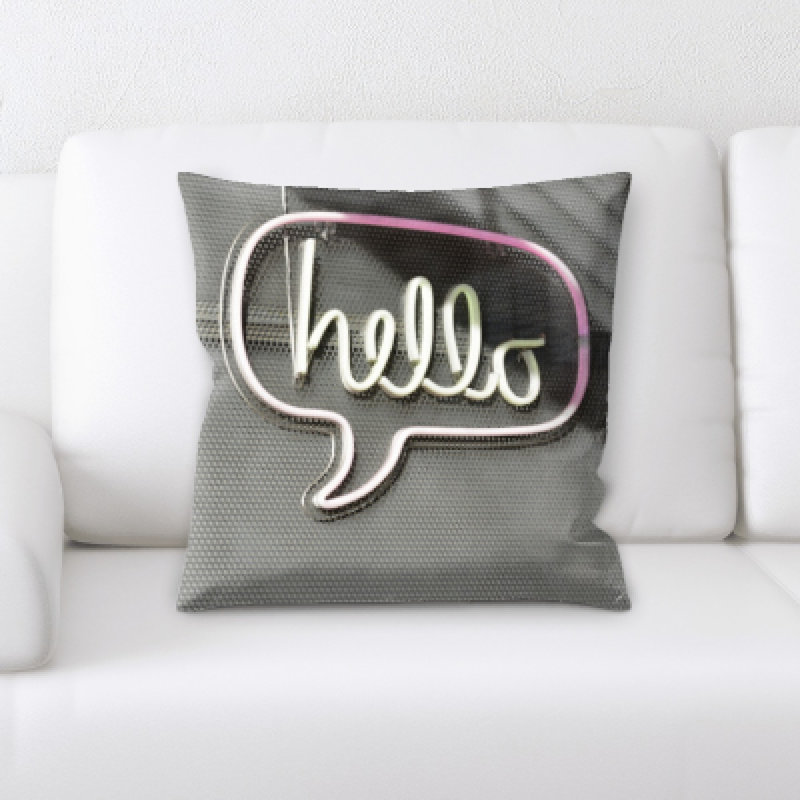 Microsuede Throw Pillow