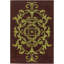 Hand Tufted Wool Modern Area Rug in Brown/Green-1806937487