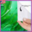 Rideaux de douche Green Swirling Waves-195518413
