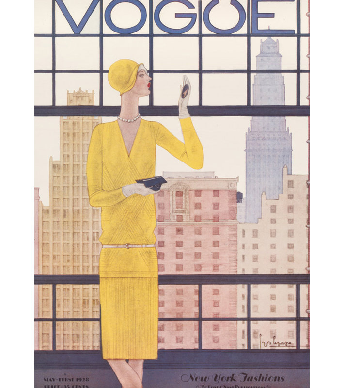 Housse Vogue - 1 mai 1928, H 18 po x l 13 po