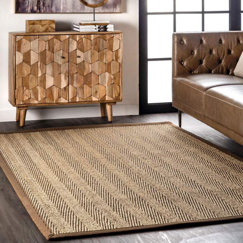 Tapis d'intérieur brun Beringer, Rectangle 4 pi x 6 pi
