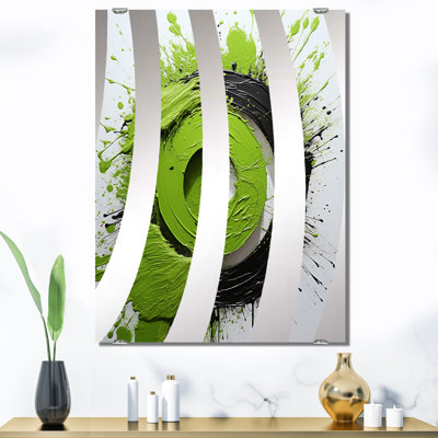 Miroir mural Gereron - Collages abstraits