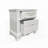 Sauval 2-Drawer Nightstand in White