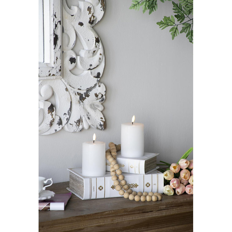 Unscented Flameless Candle with Plastic Holder