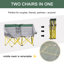 Fauteuil de camping de style causeuse Outsunny