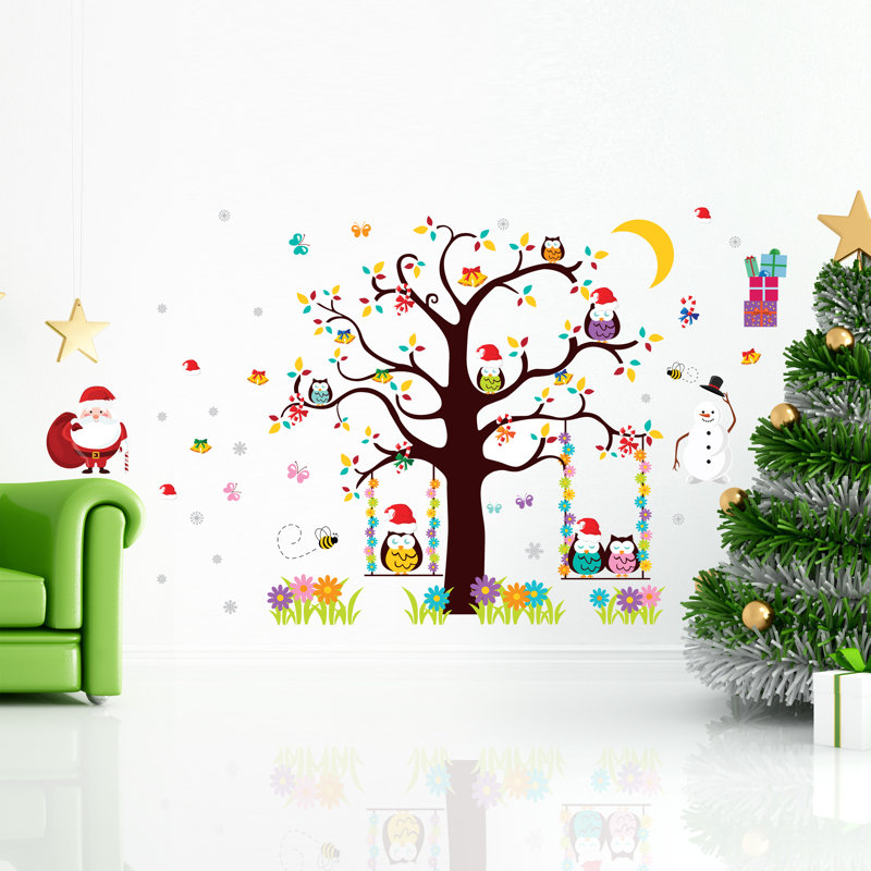 Adhésif décoratif père noël attendus