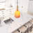 Lawniczak 1 - Light Gold/Black Jar Pendant