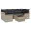 234cm Wide Patio Sofa with Cushions