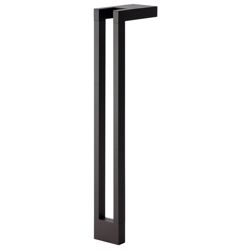 Modern Black Aluminum 22" Outdoor Pathway Light