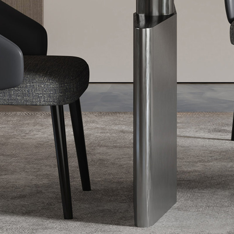 Ensemble de table de salle à manger et chaises en composite, H 29,52 po x L 55,11 po x l 31,49 po