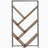 5-tier display shelf with V-shaped slanted shelves, black metal frame-682756629