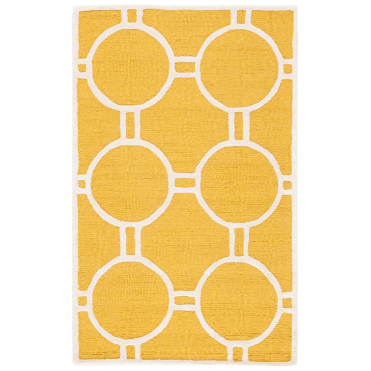 Sanyla Hand Tufted Wool Geometric Rug